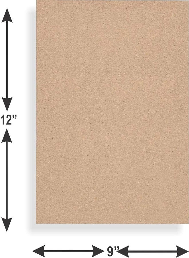 ألواح MDF مربعة من Berrybox مقاس 9 × 12 بوصة لأعمال الماندالا، والليبان، والفنون والحرف الراتنجية، بسماكة 3 مم - مادة كرتونية ممتازة للفنانين وطلاب الفنون والحرف (6) - Image 2